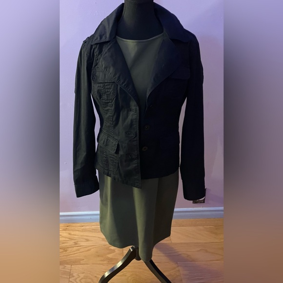 Black fitted button up blazer size L - Picture 10 of 14